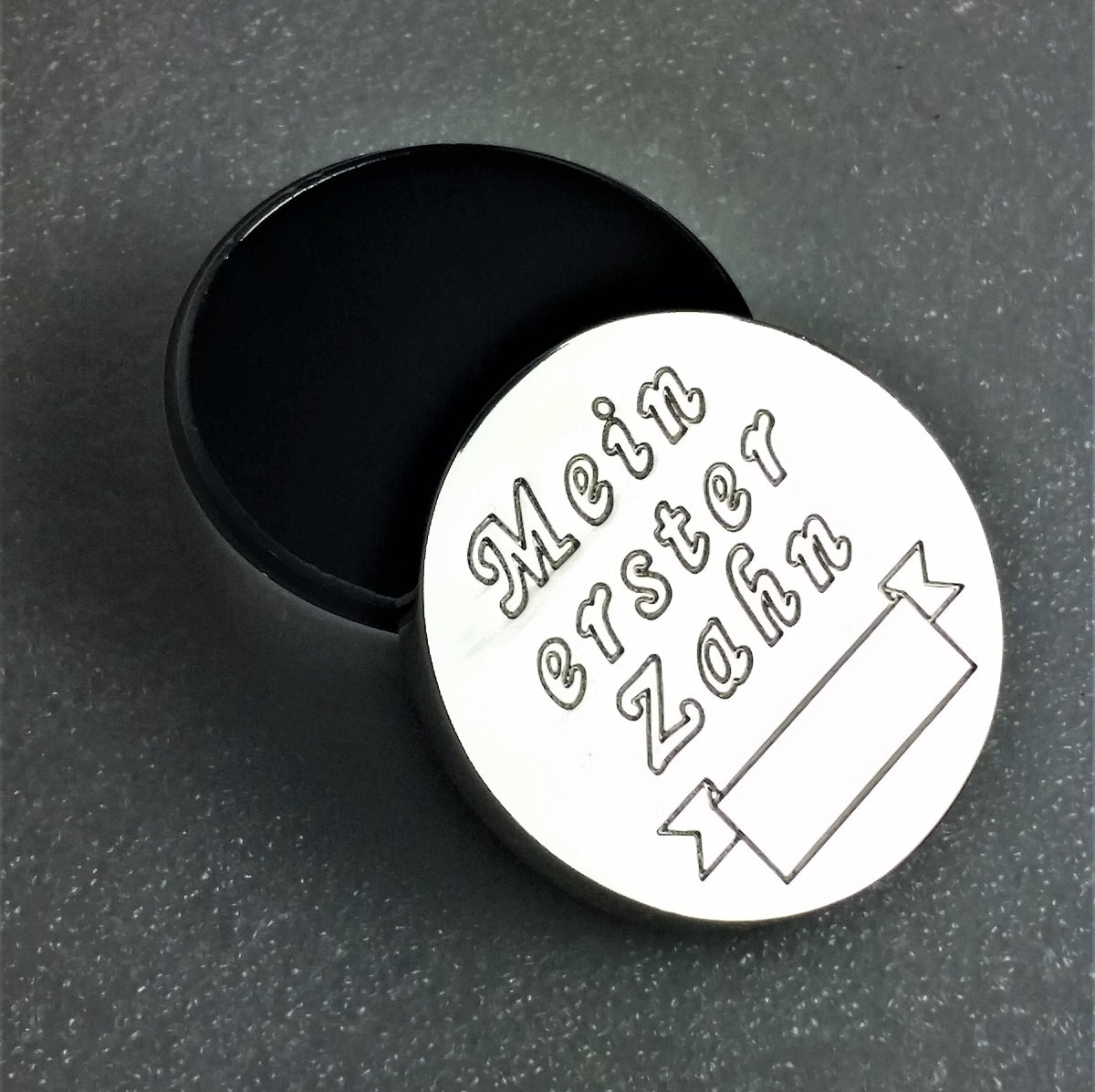Milchzahndose versilbert – Ansicht 5