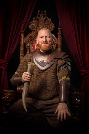 Trinkhorn Wikinger Set – Detailansicht