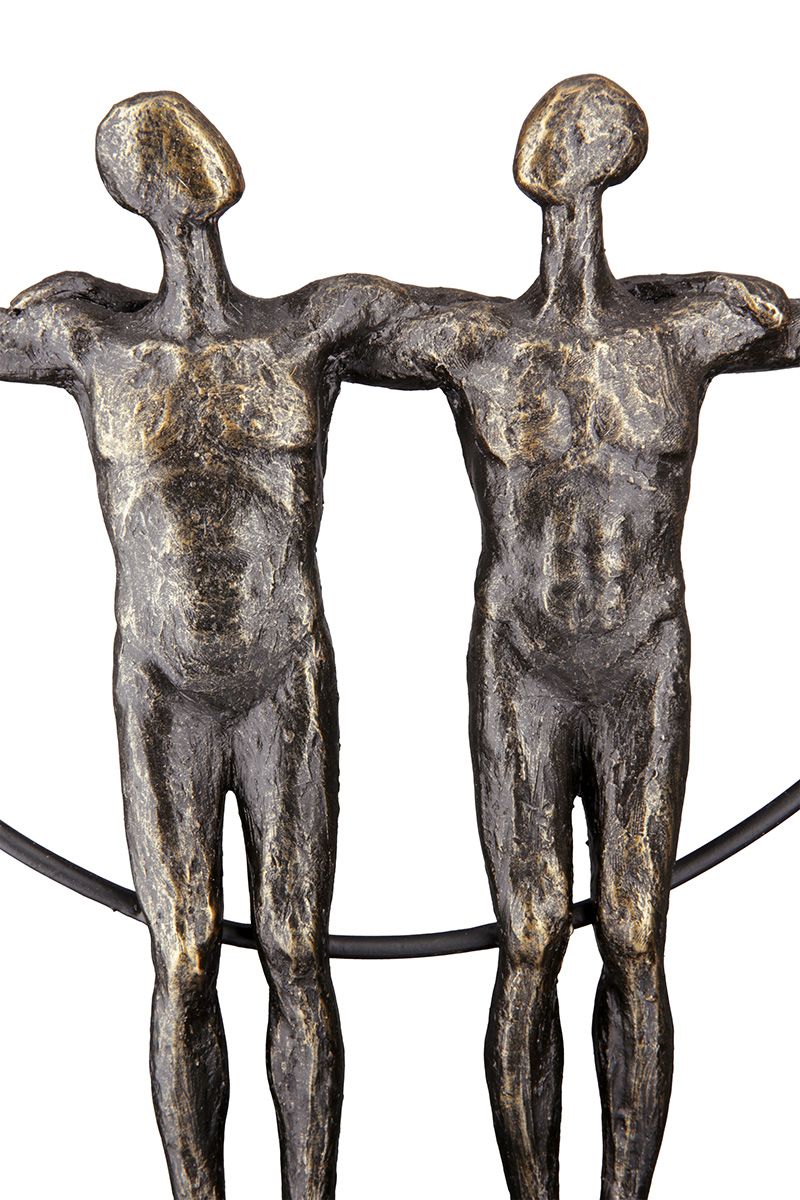 Skulptur Partnerschaft – Zwei Männer
