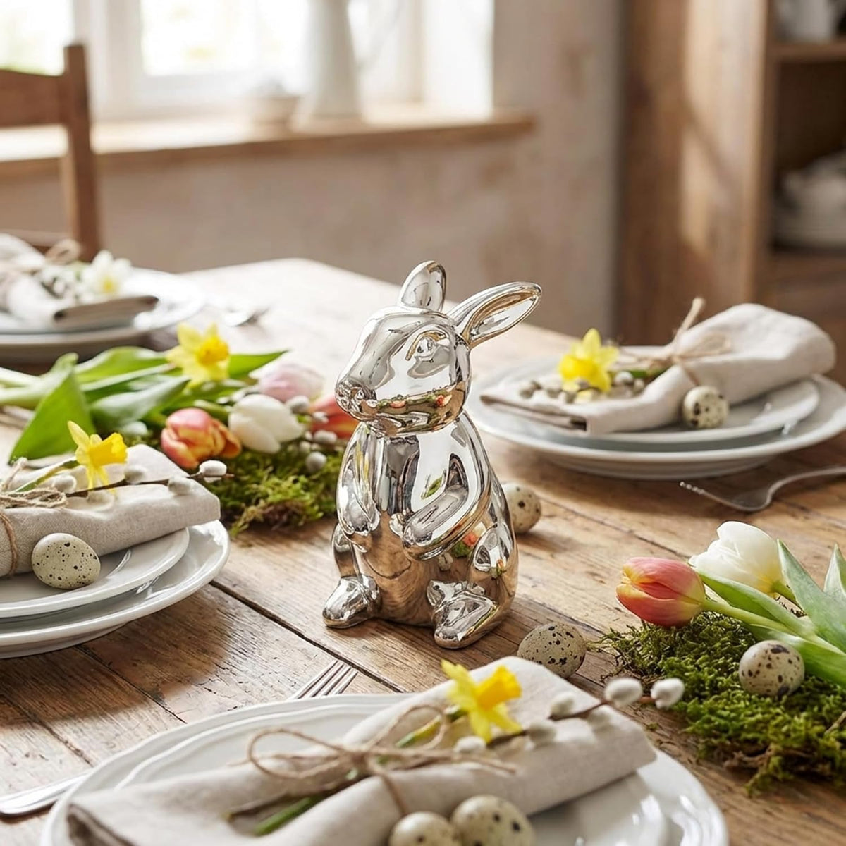 Hase, versilbert - Papa – Ansicht 9