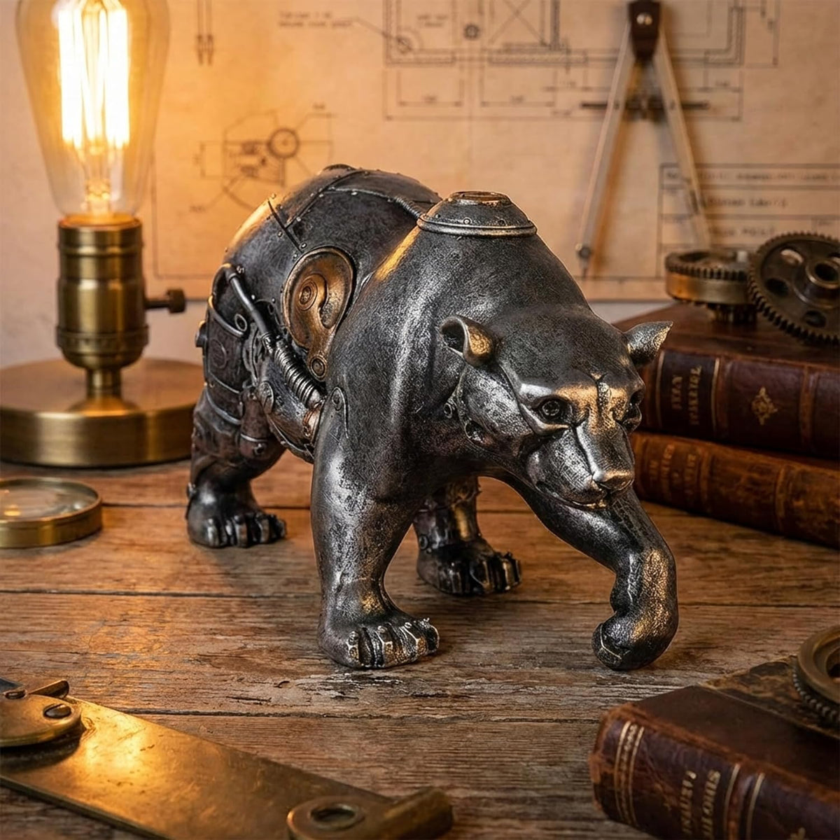 Steampunk Dekoration – Bär