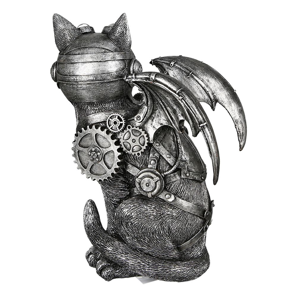 Steampunk Dekoration – Katze mit Flügeln