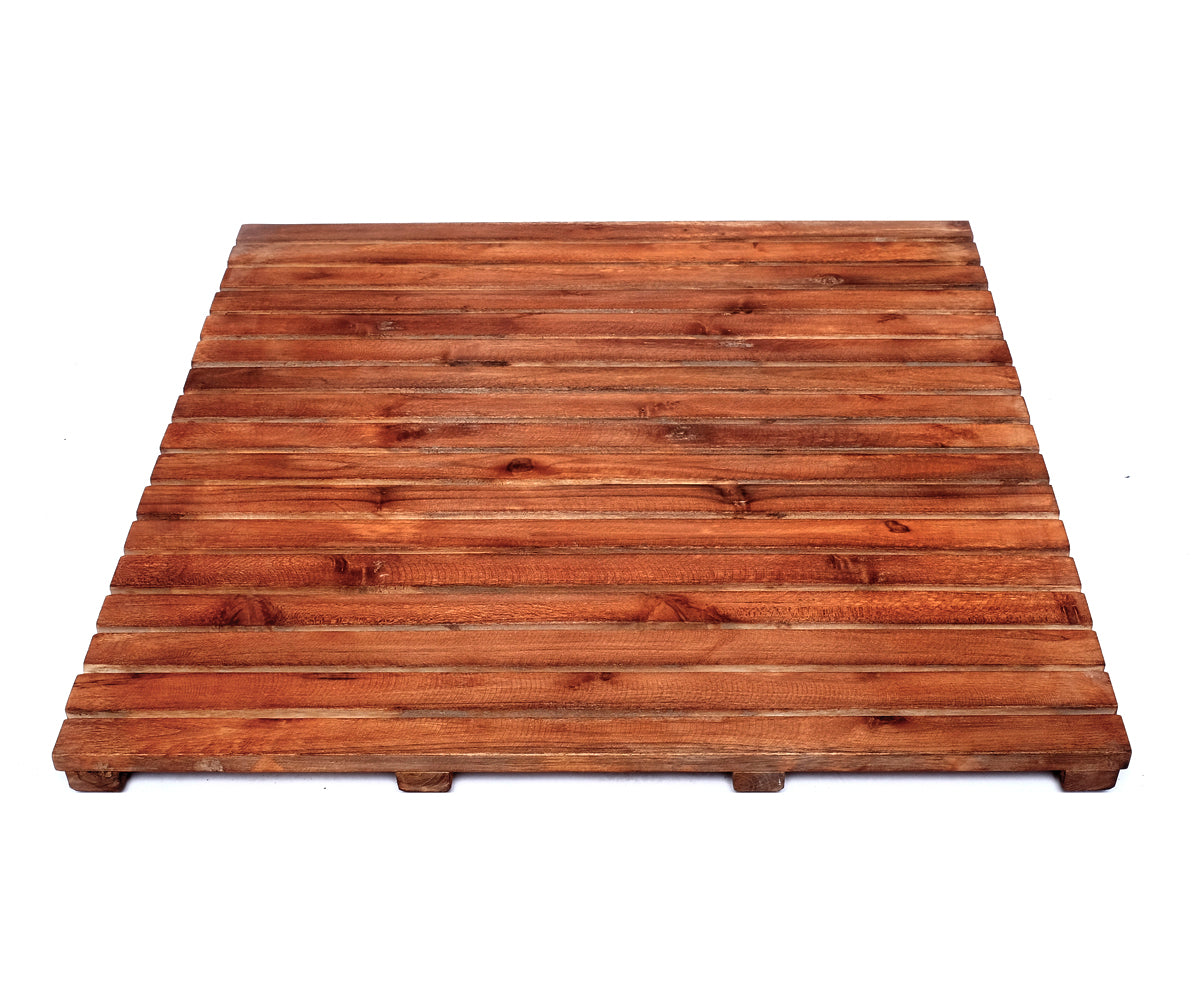 Badvorleger Teakholz – 50 x 50 cm, 1