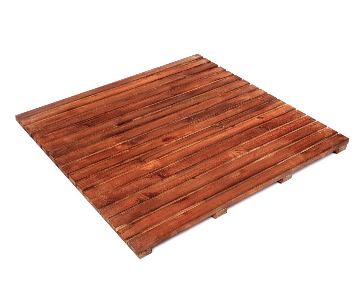 Badvorleger Teakholz – 50 x 50 cm, 1