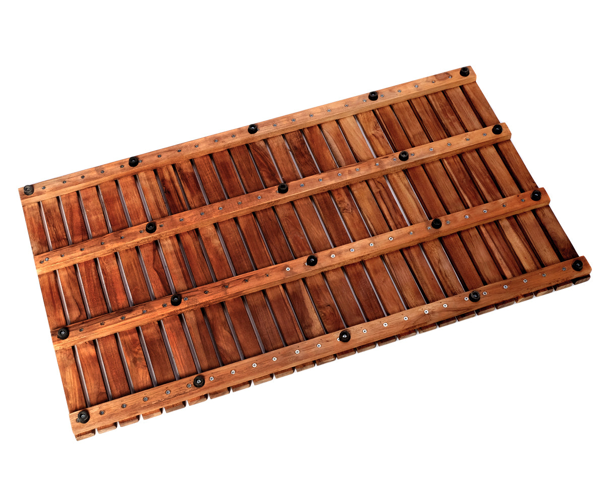 Badvorleger Teakholz – 70 x 50 cm, 1