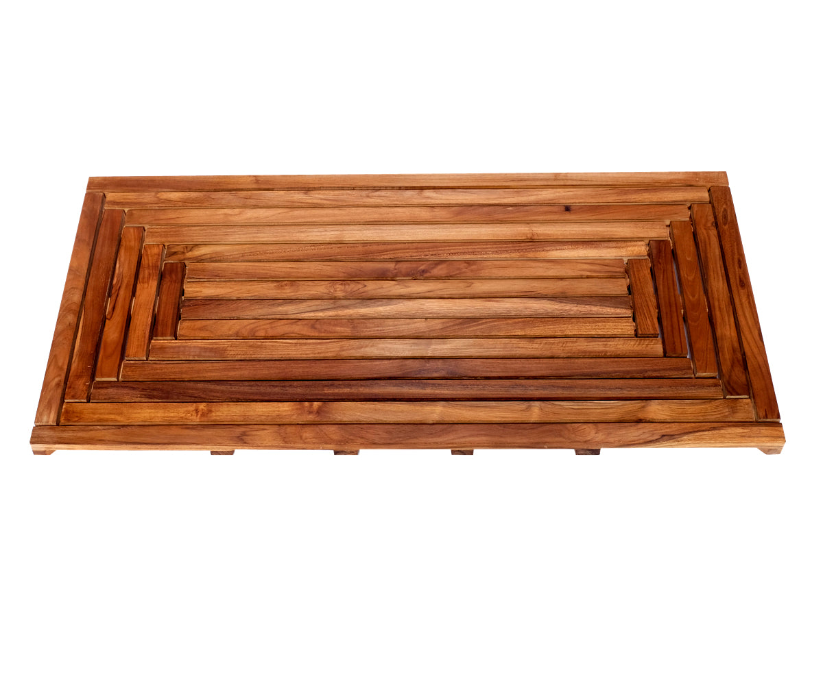 Badvorleger Teakholz – 90 x 50 cm, 2
