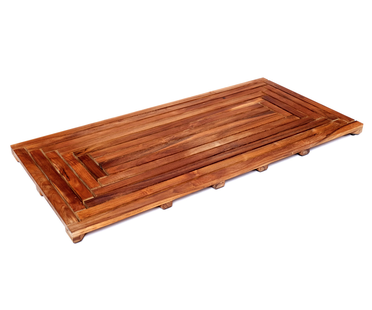 Badvorleger Teakholz – 90 x 50 cm, 2
