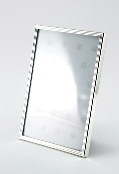 Bilderrahmen versilbert - Faden – 10 x 15 cm