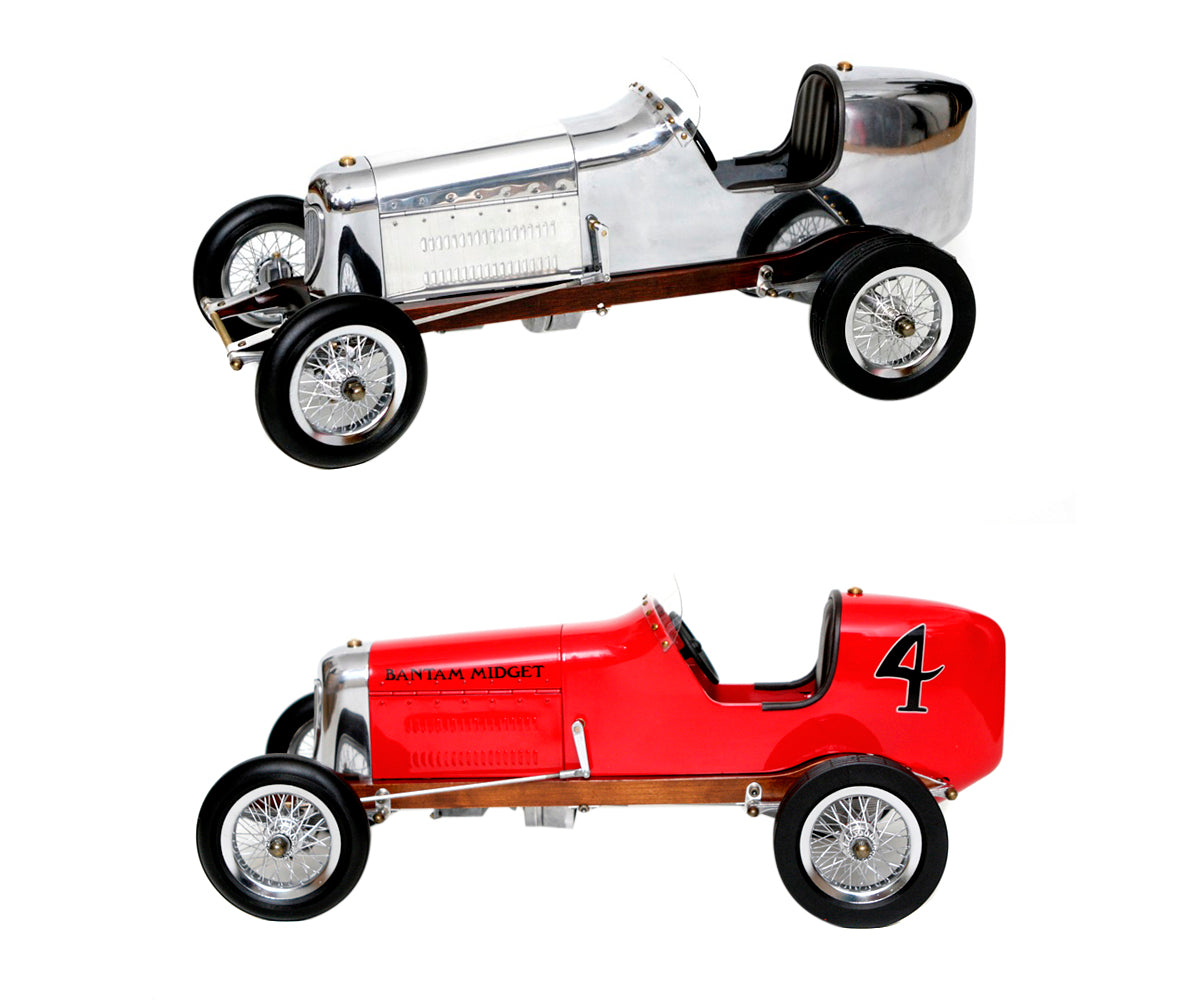 Modellauto Rennwagen - Bantam Midget Spindizzy – Silber