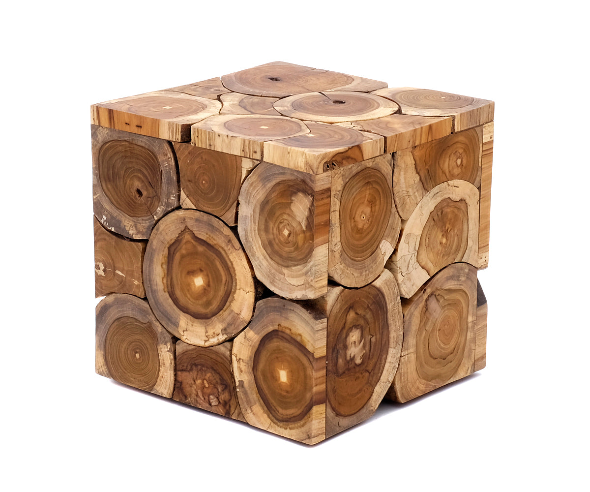 Beistelltisch Teakholz – 29x29x29 cm