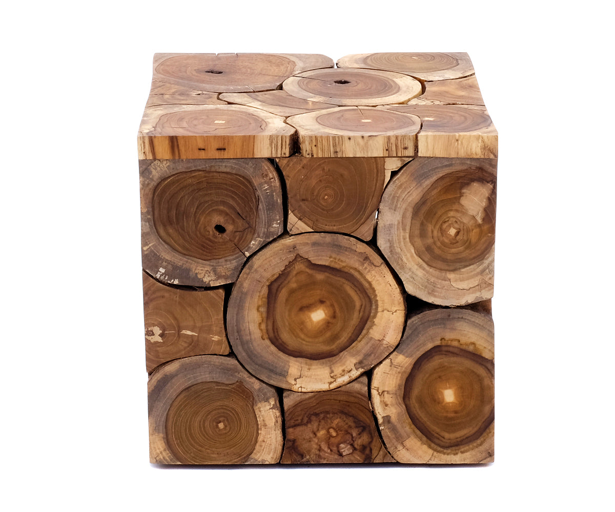 Beistelltisch Teakholz – 29x29x29 cm