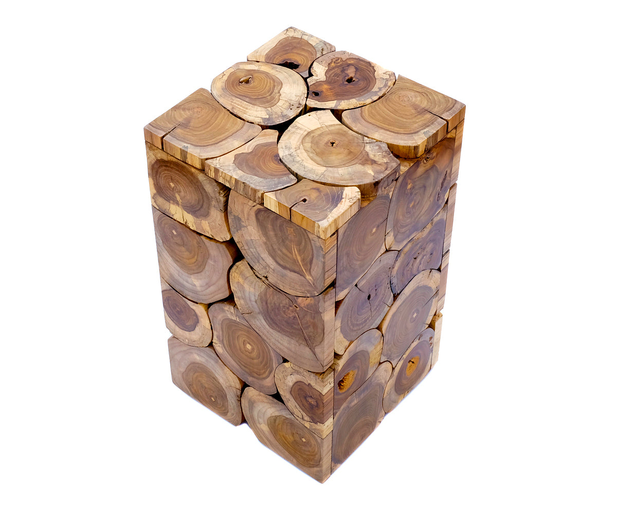 Beistelltisch Teakholz – 50x29x29 cm
