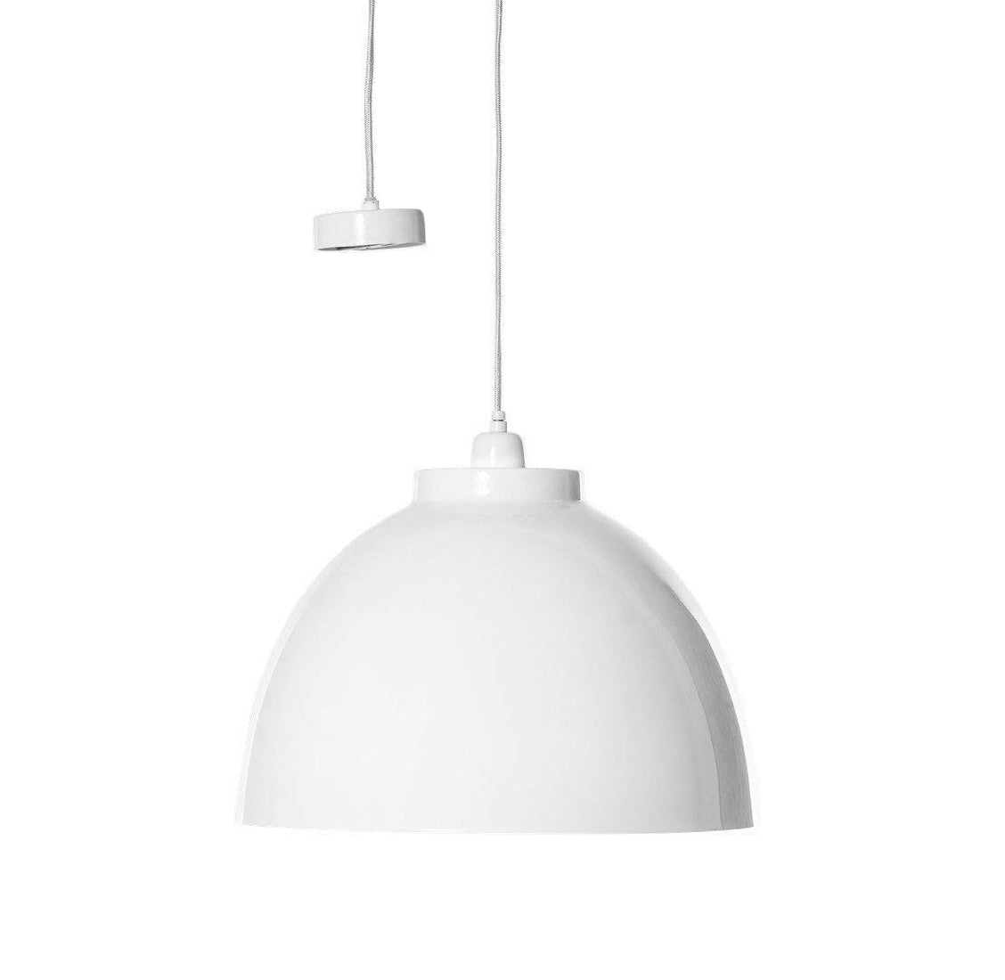 Deckenlampe Weiß, Nickel