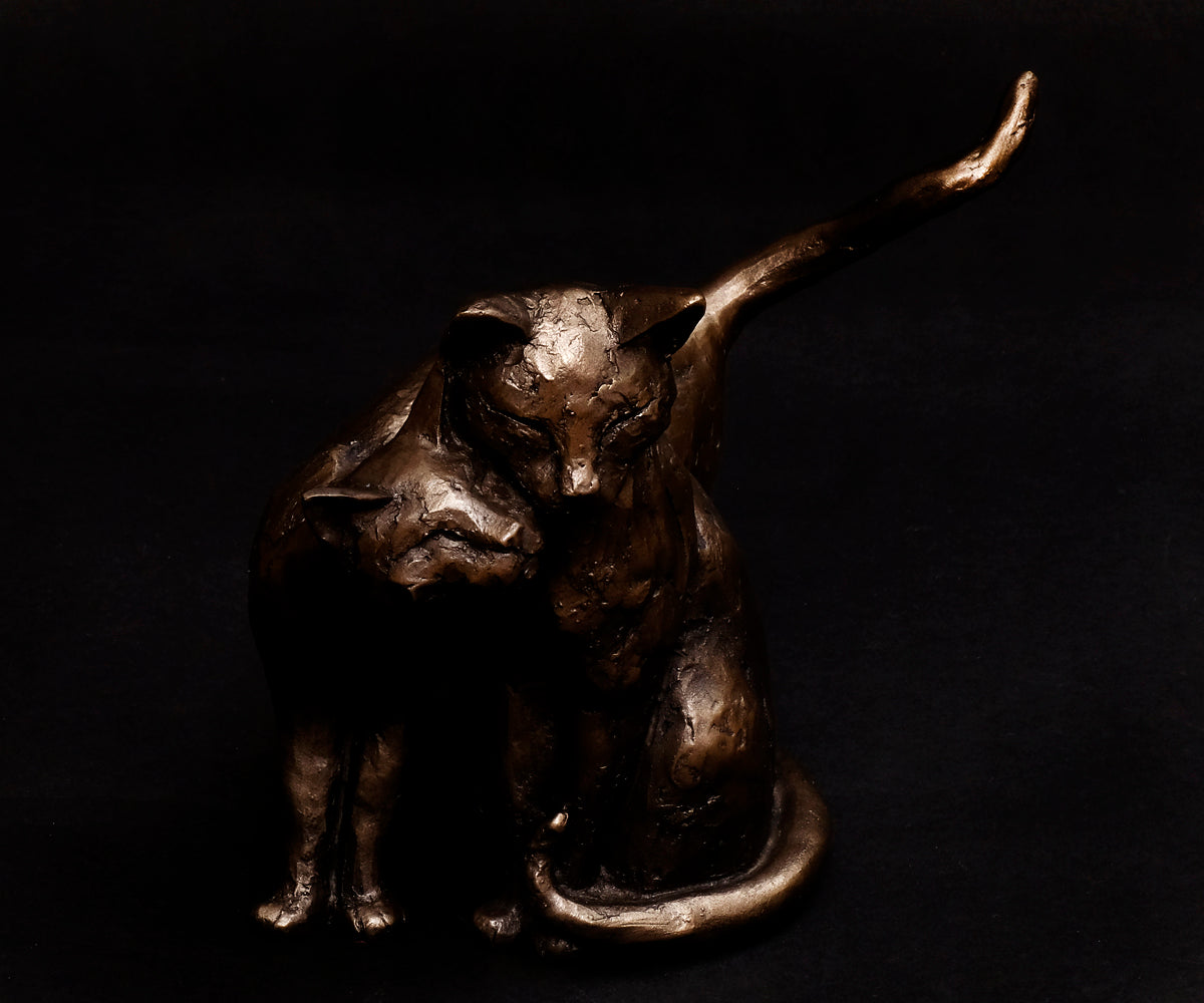 Resinfigur Katzenpaar – 1