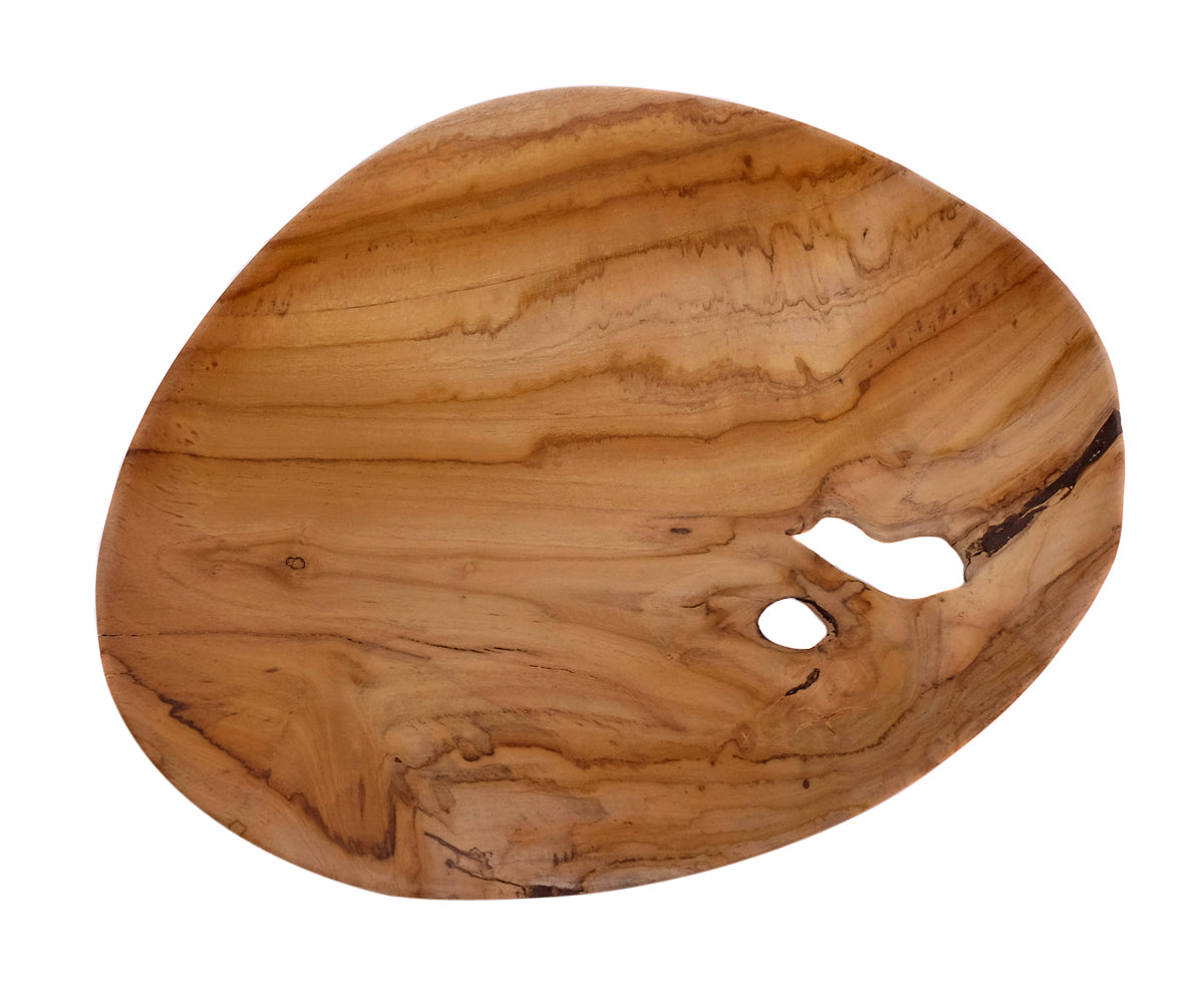 Frühstücksbrettchen Teakholz – Onesize, Oval