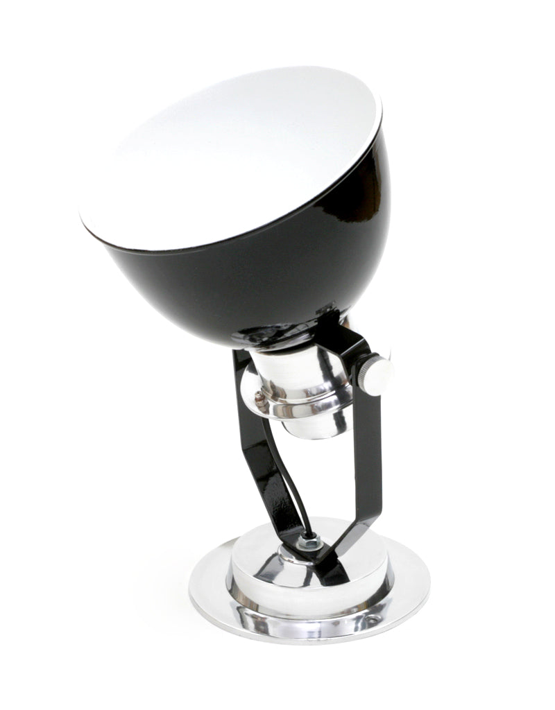 Wandlampe Metall Schwarz Weiß – Schwarz