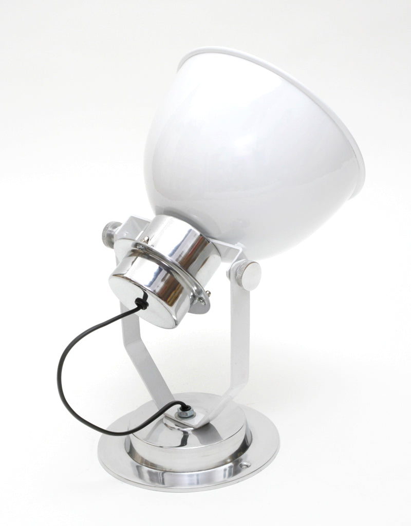 Wandlampe Metall Schwarz Weiß – Weiß