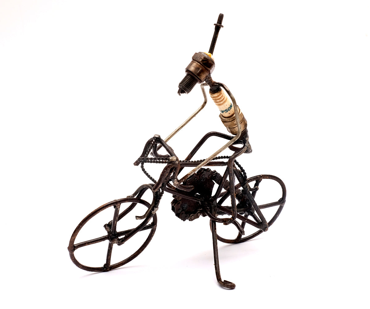 Zündkerzen Figur – Fahrradfahrer