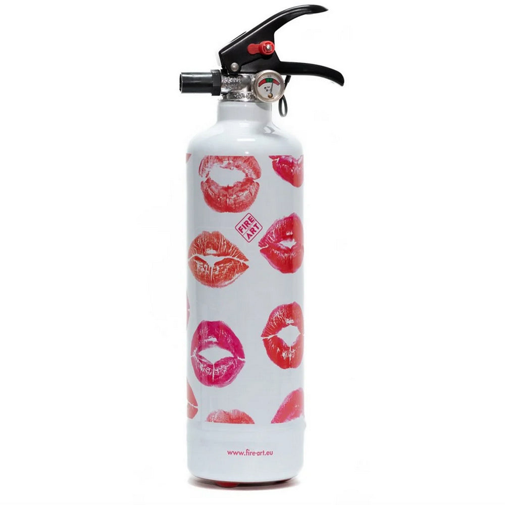 Feuerlöscher mit Motiv – Kussmund
