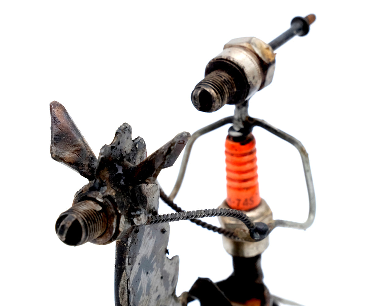 Zündkerzen Figur – Reiter