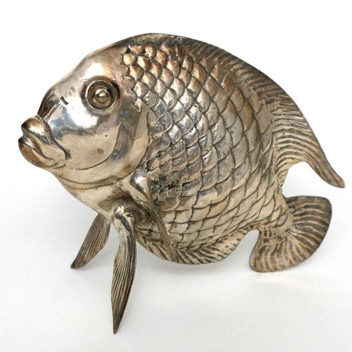 Fisch Deko - Versilbert – Detailansicht