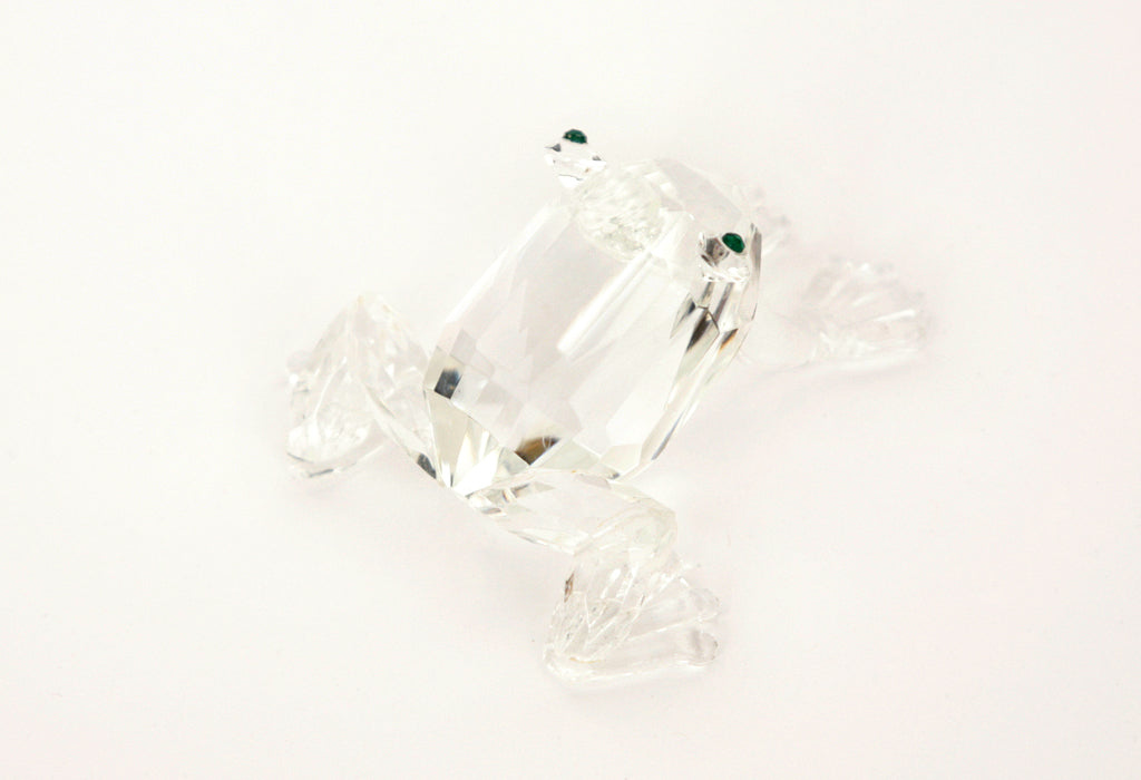 Glasfigur Bär, Eule, Schwein, Frosch – Frosch