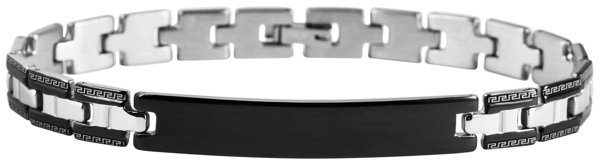 Edelstahl Armband mit Gravur – Ohne Gravur, Gliederarmband, Modell 5