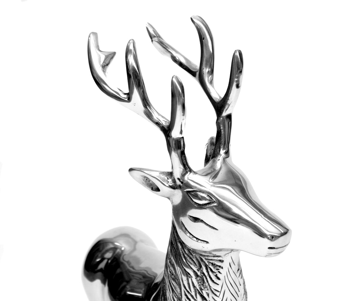 Metallfigur Hirsch – stehend, groß