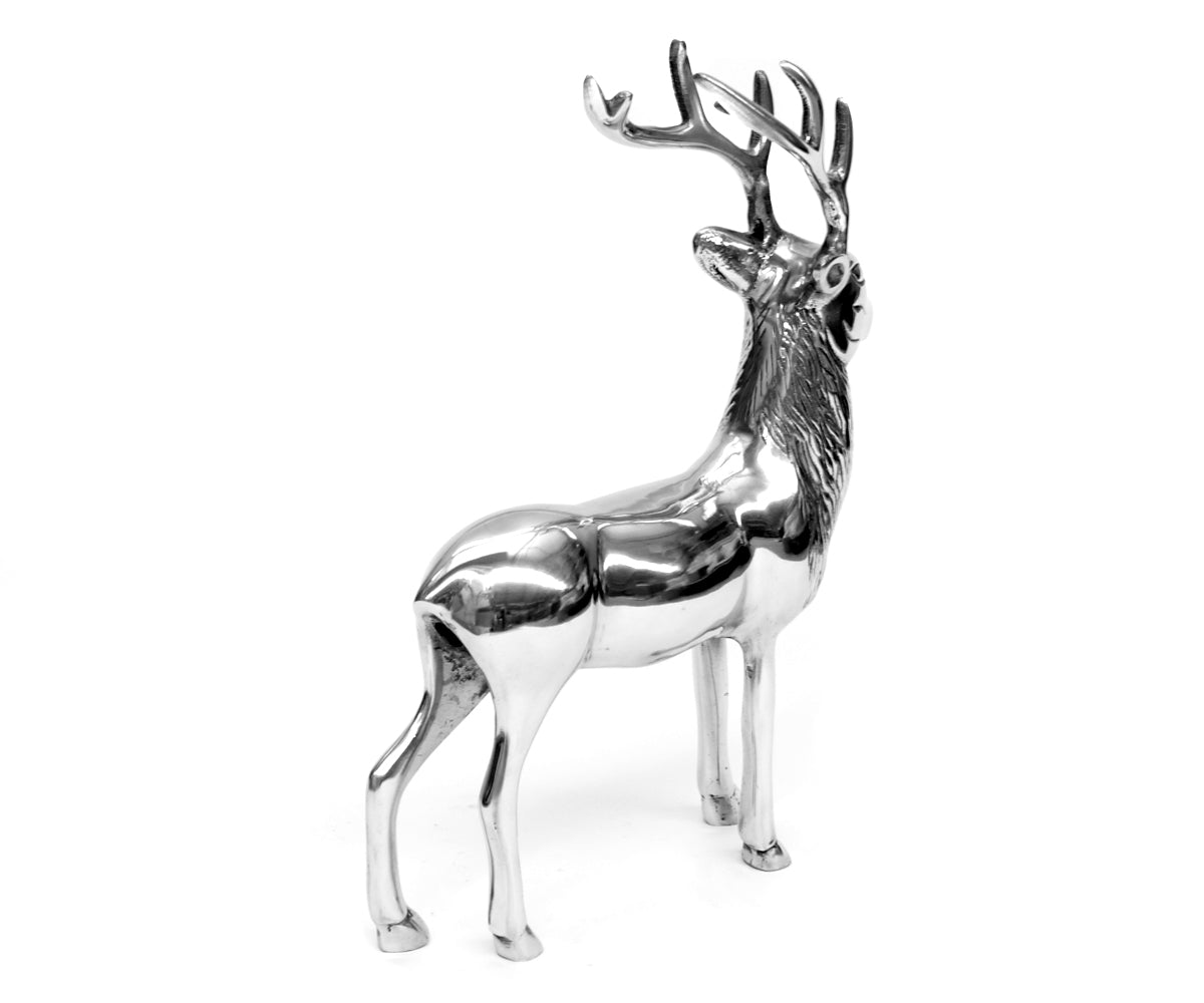Metallfigur Hirsch – stehend, groß