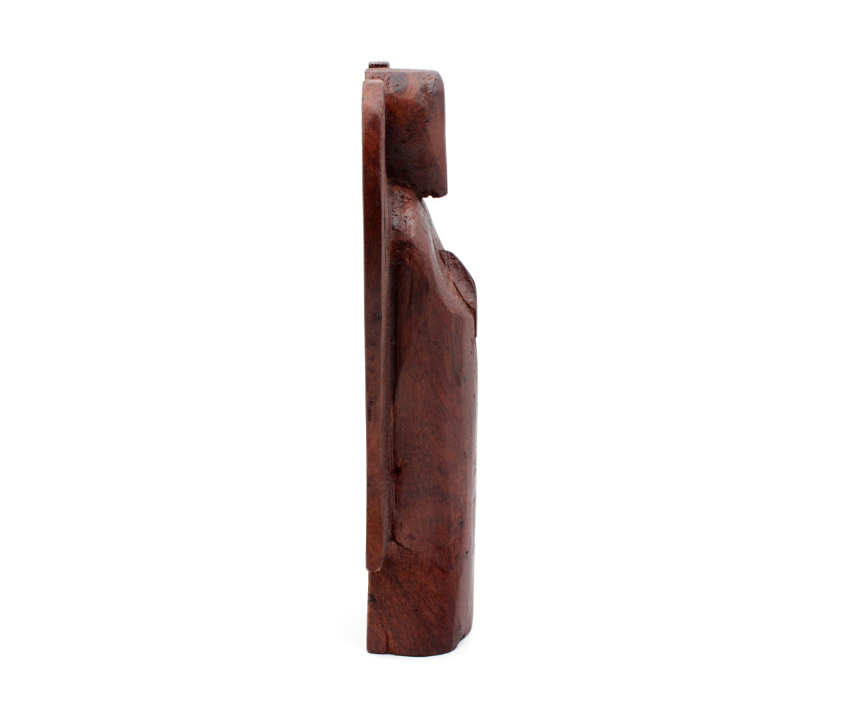 Holzfigur Engel – Mittel - 25 cm, dunkel