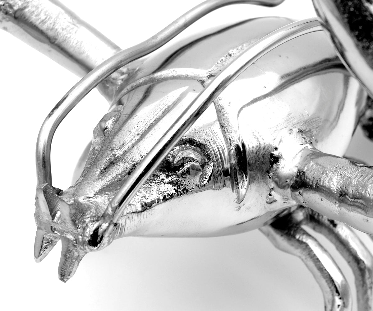 Lobster Deko - Versilbert – Detailansicht