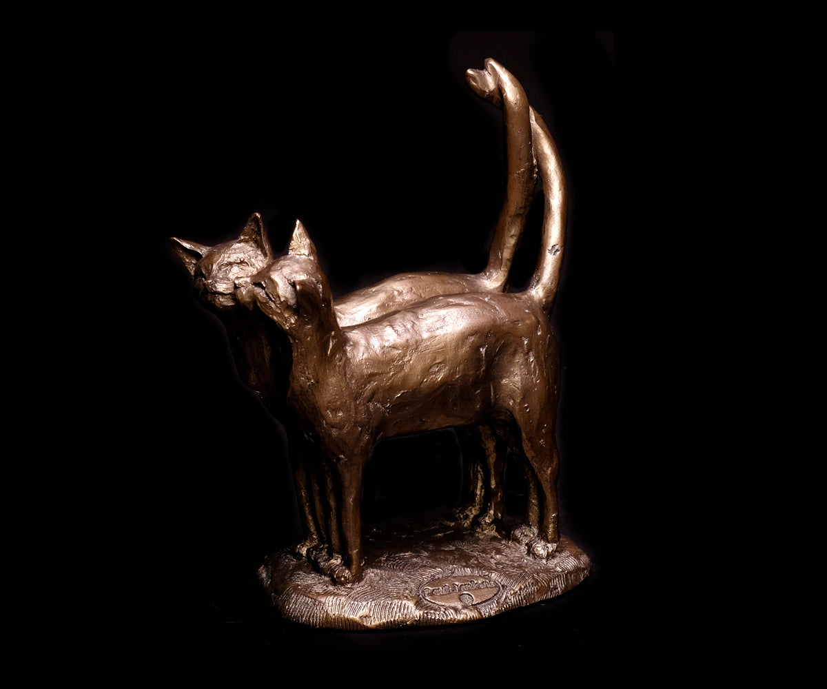 Resinfigur Katzenpaar – 3