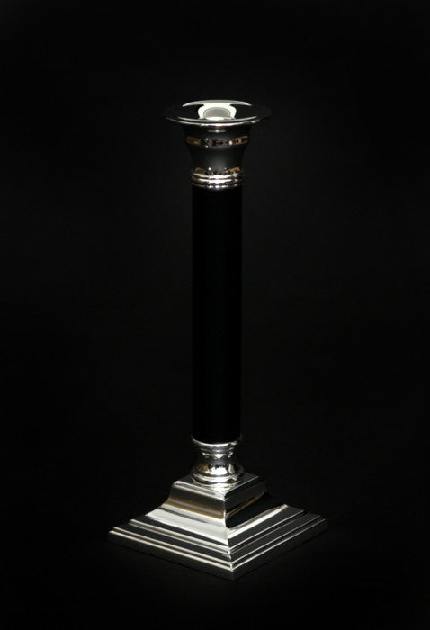Kerzenleuchter versilbert - schwarz – Ansicht 8