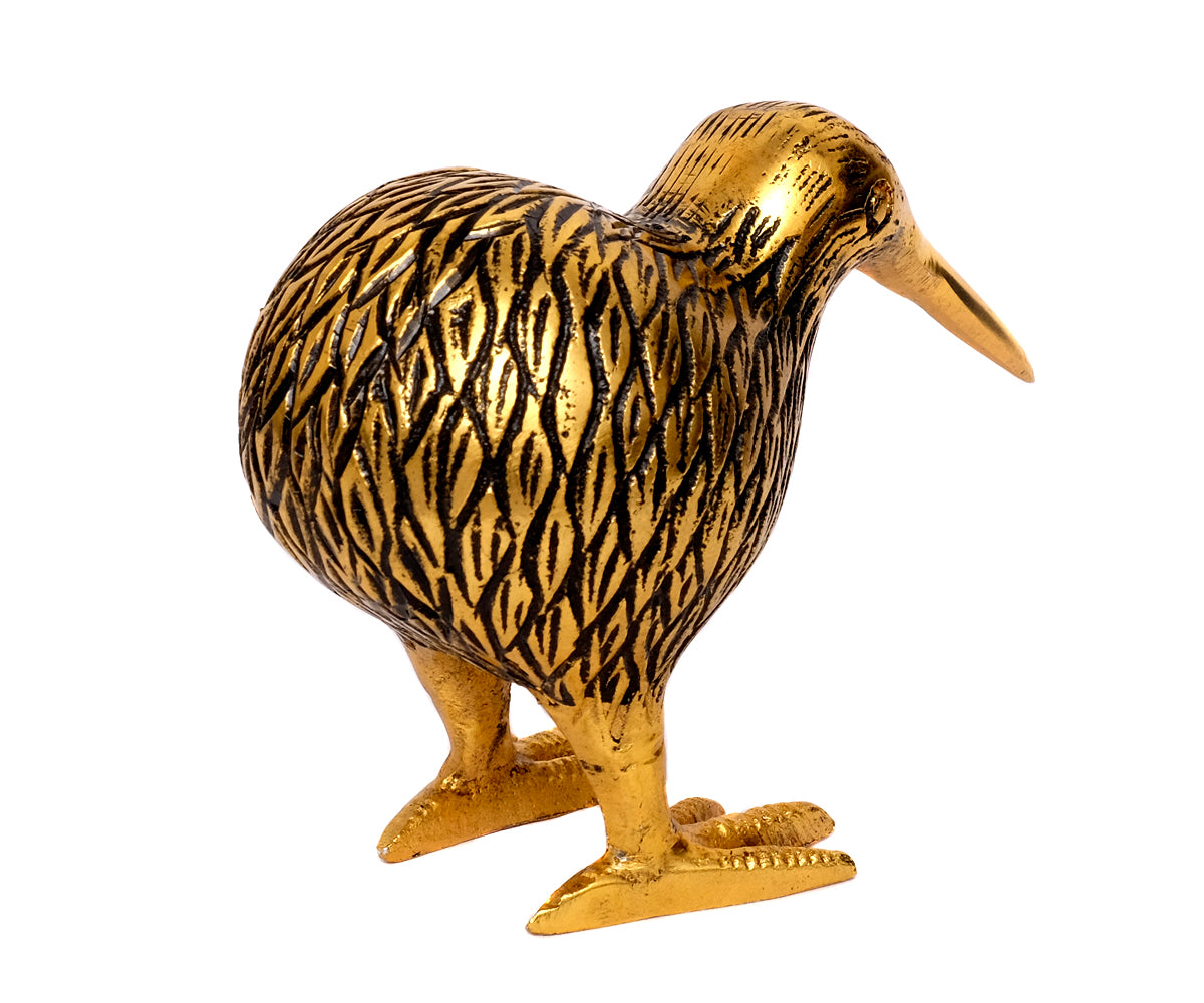 Kiwi Tier – Gold-Schwarz, klein