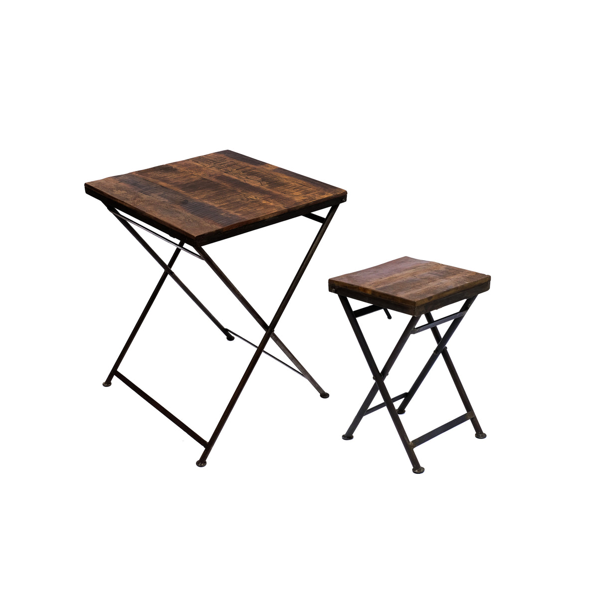 Klapptisch Holz Eisen