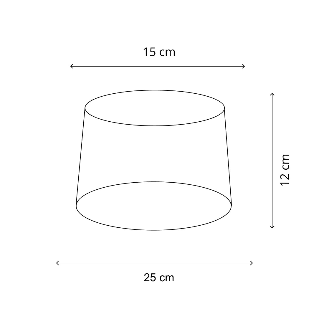 Tischlampe - Lampenschirm gestreift – Weinrot - Creme, Schirm rund - 25 x 15 cm, quadratischer Fuß