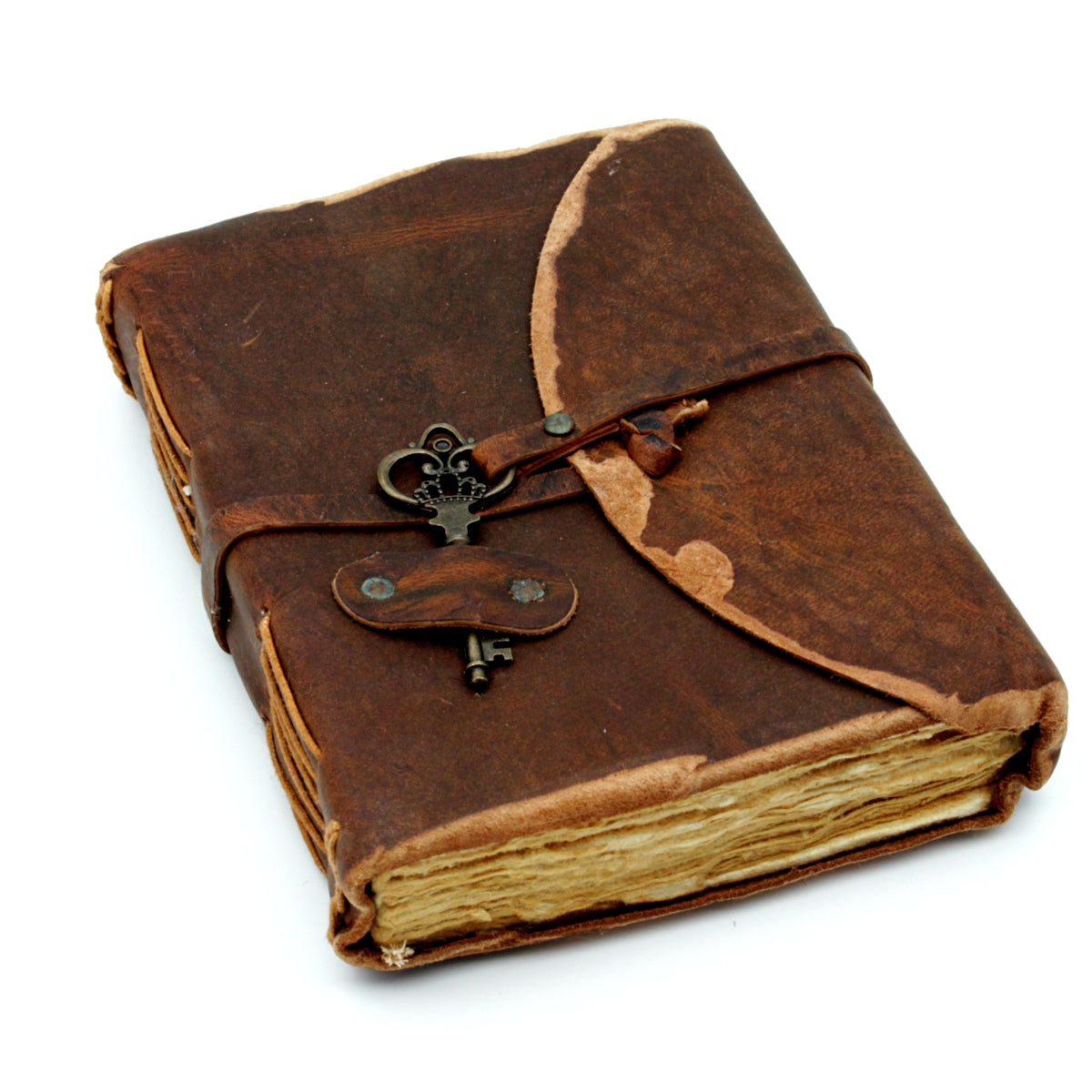 Leder Tagebuch handgefertigt Vintage – 9