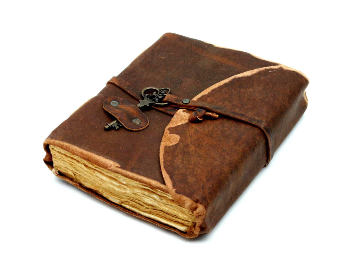 Leder Tagebuch handgefertigt Vintage – 9