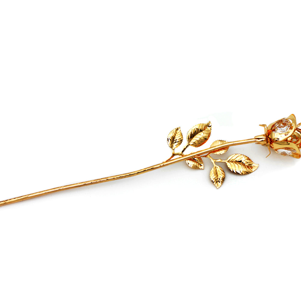 Metall Rose Kristall – Gold