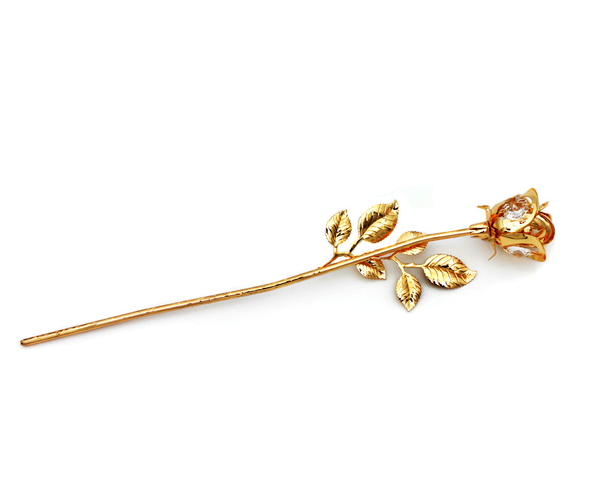 Metall Rose Kristall – Gold