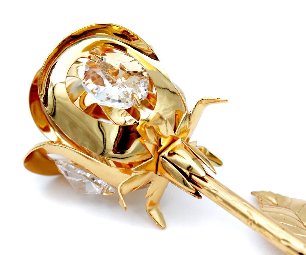 Metall Rose Kristall – Gold