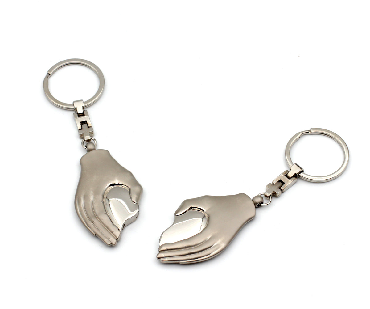 Schlüsselanhänger Herz Hand Set – Ansicht 2