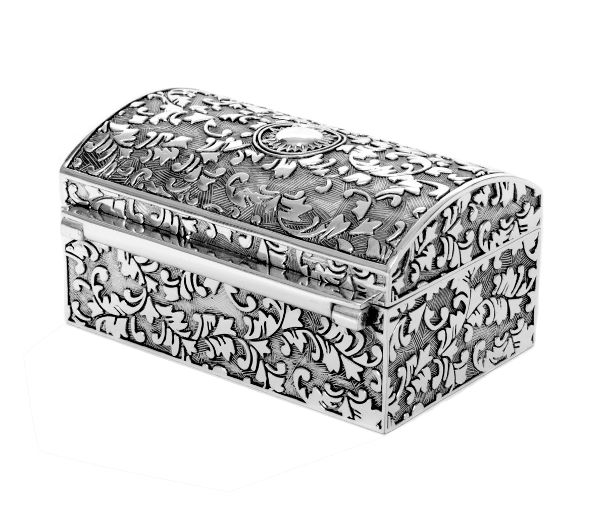 Schmuckschatulle Orient - Versilbert – S - 4,2 x 8 x 5,8 cm