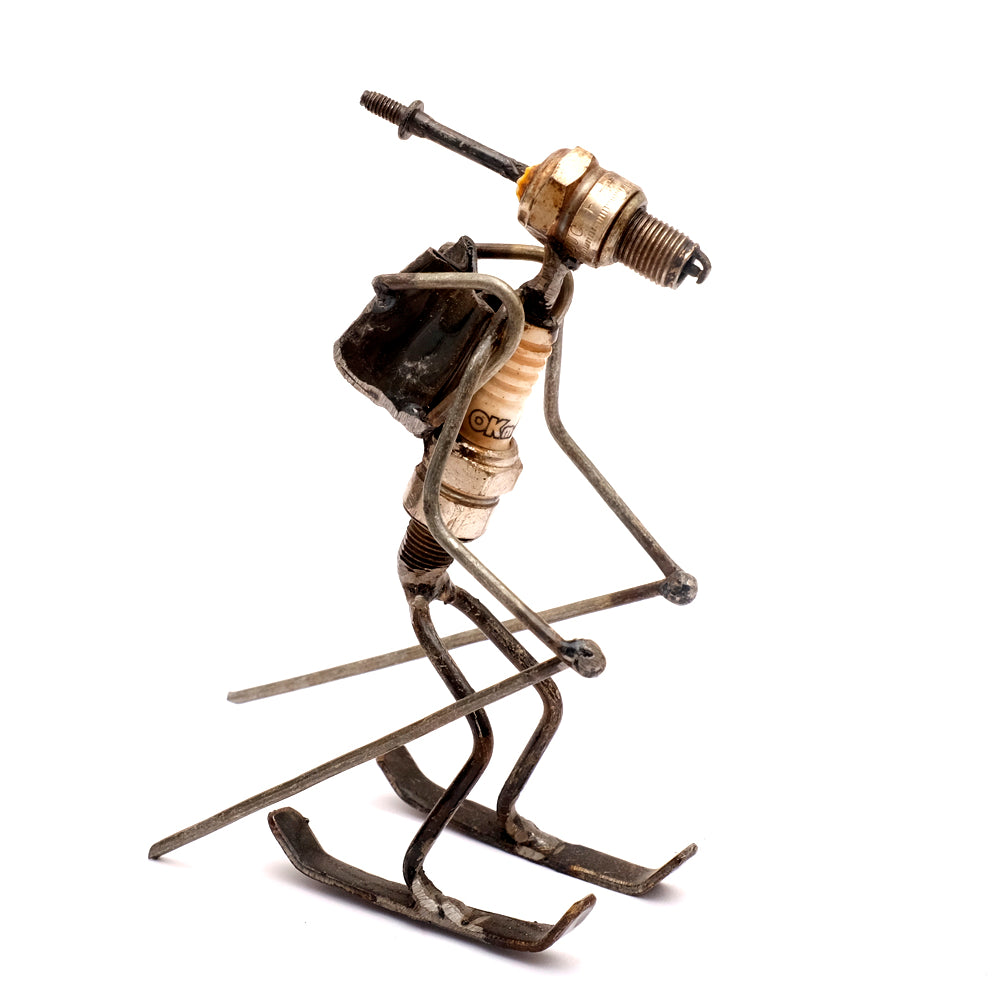 Zündkerzen Figur – Skifahrer
