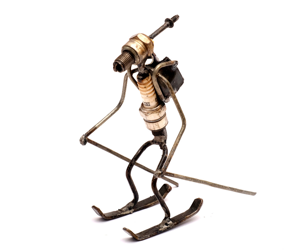 Zündkerzen Figur – Skifahrer