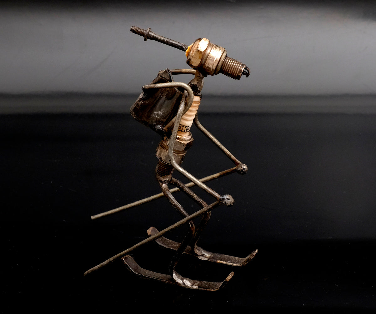 Zündkerzen Figur – Skifahrer