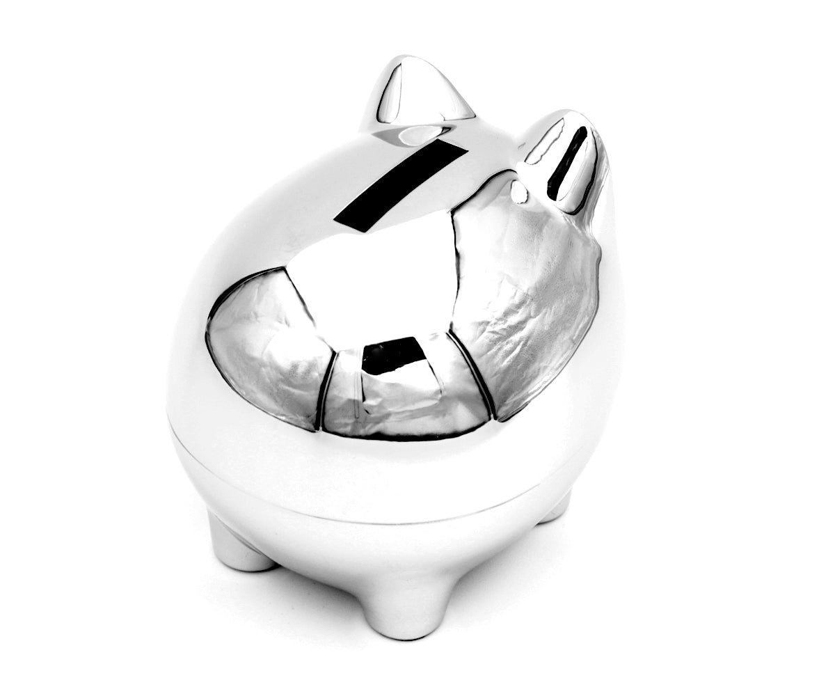 Sparschwein versilbert – Ansicht 5