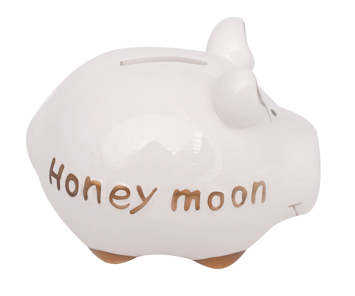 Sparschwein Hochzeit – Honeymoon (9 x 9 x 12,5 cm)