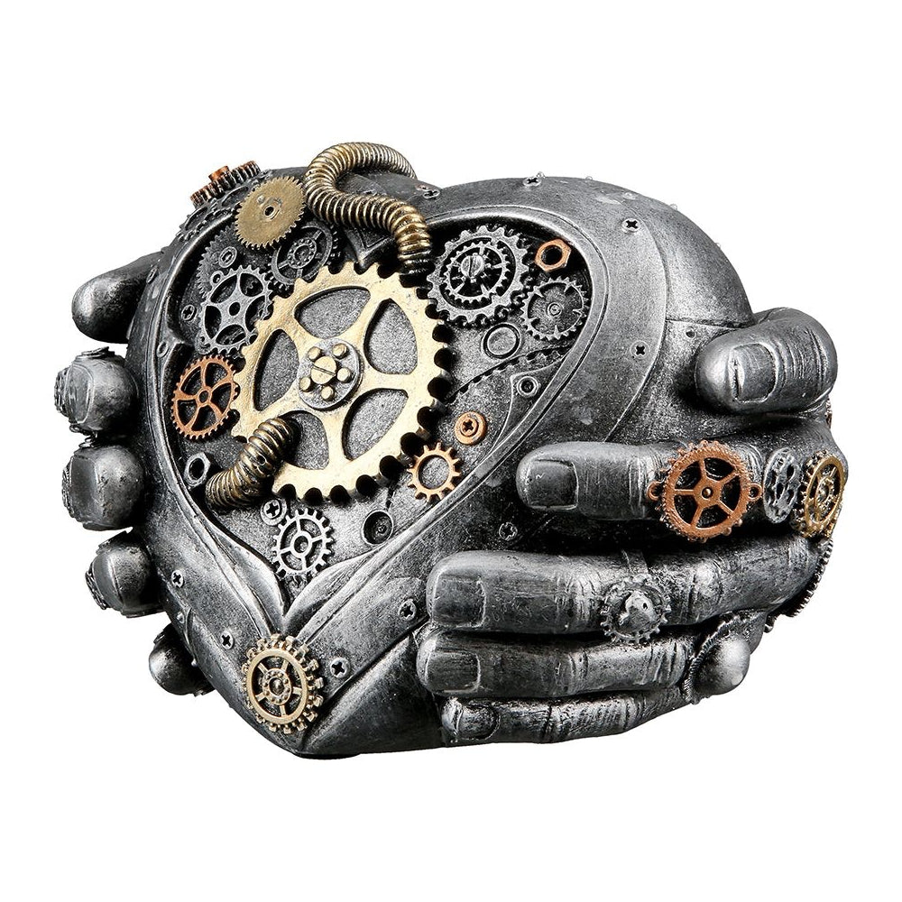 Steampunk Dekoration – Herz in Händen