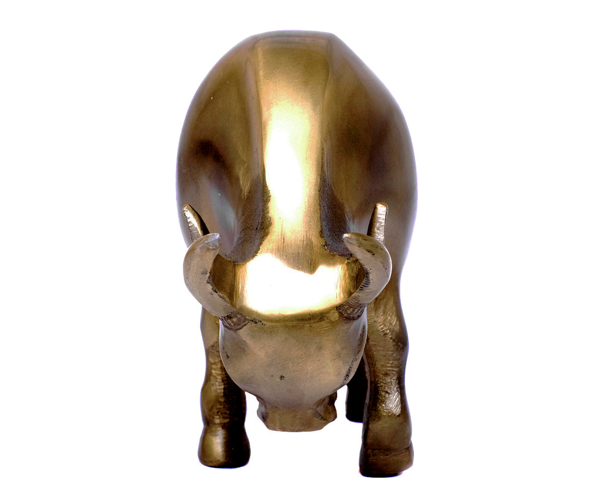 Figur Stier Metall – Messing Antik